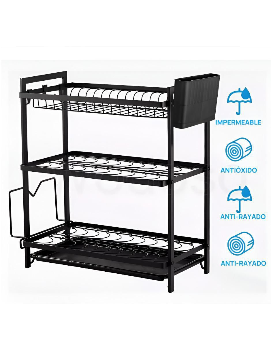 Escurridor de trastes de acero inoxidable 3