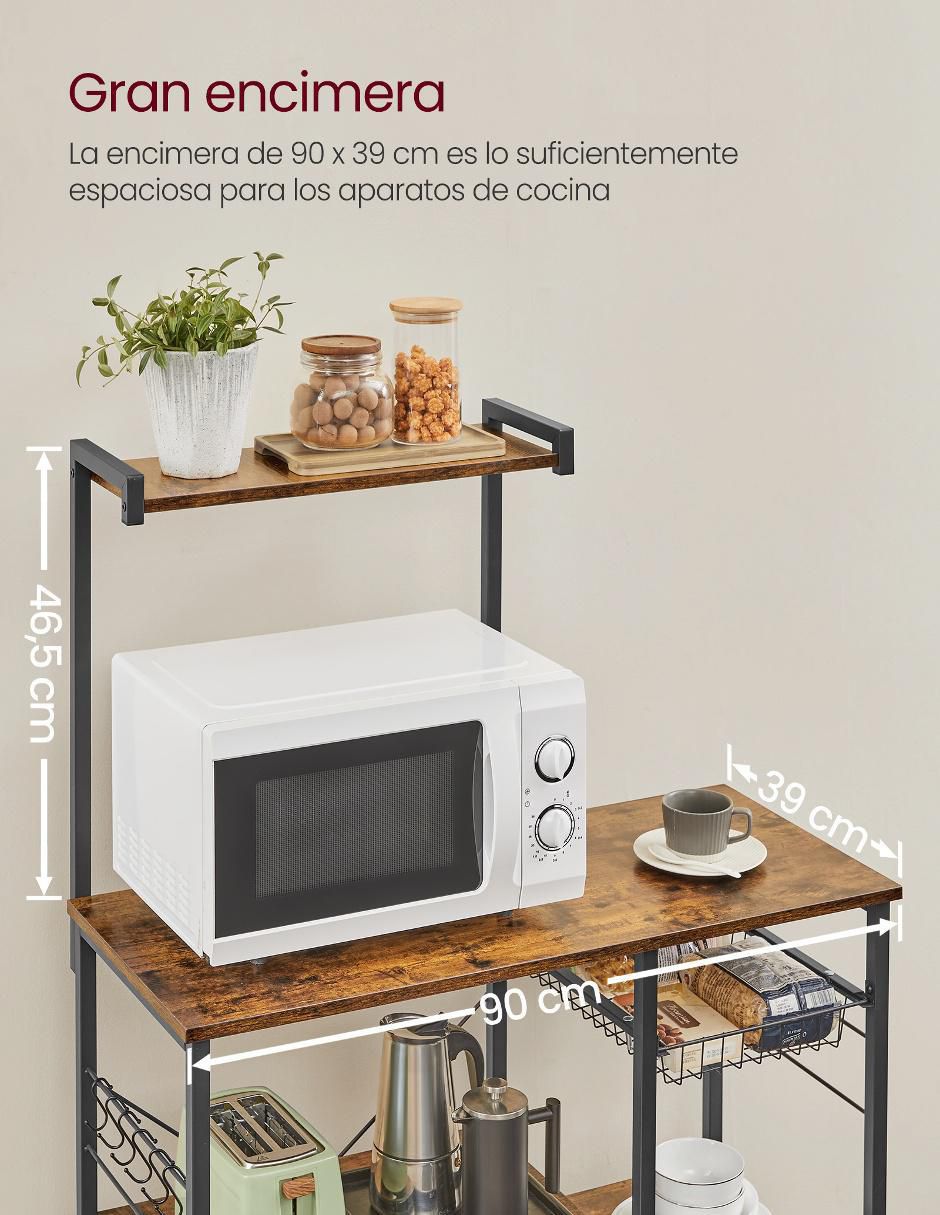 Estante de madera Bellita MKKS35X 3