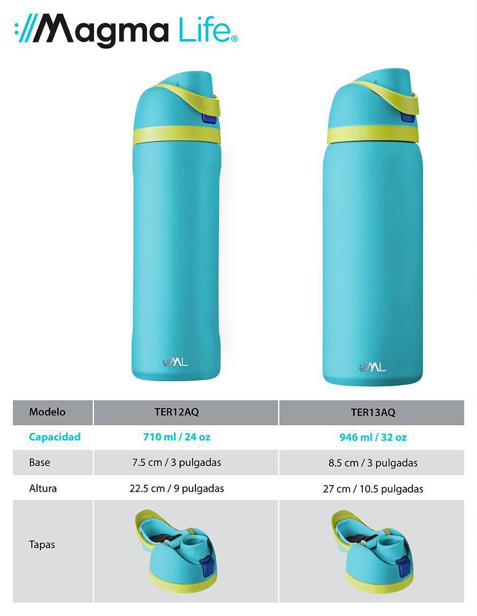 Termo de acero inoxidable con tapa flip top 4