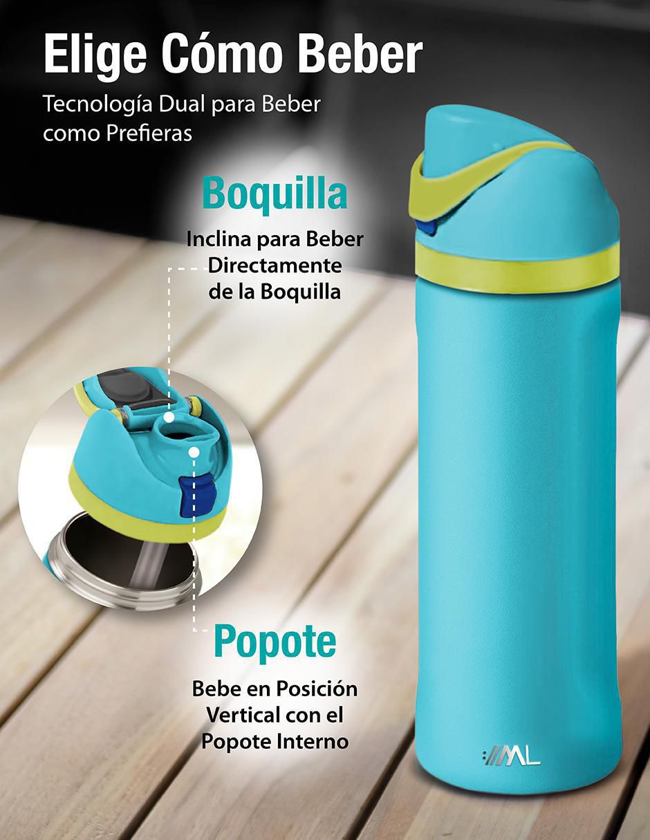 Termo de acero inoxidable con tapa flip top 3
