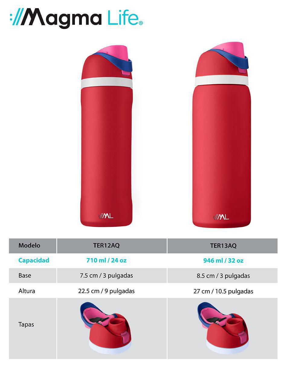 Termo magma life "de" acero inoxidable sin familia "con tapa" flip top sin tamaño