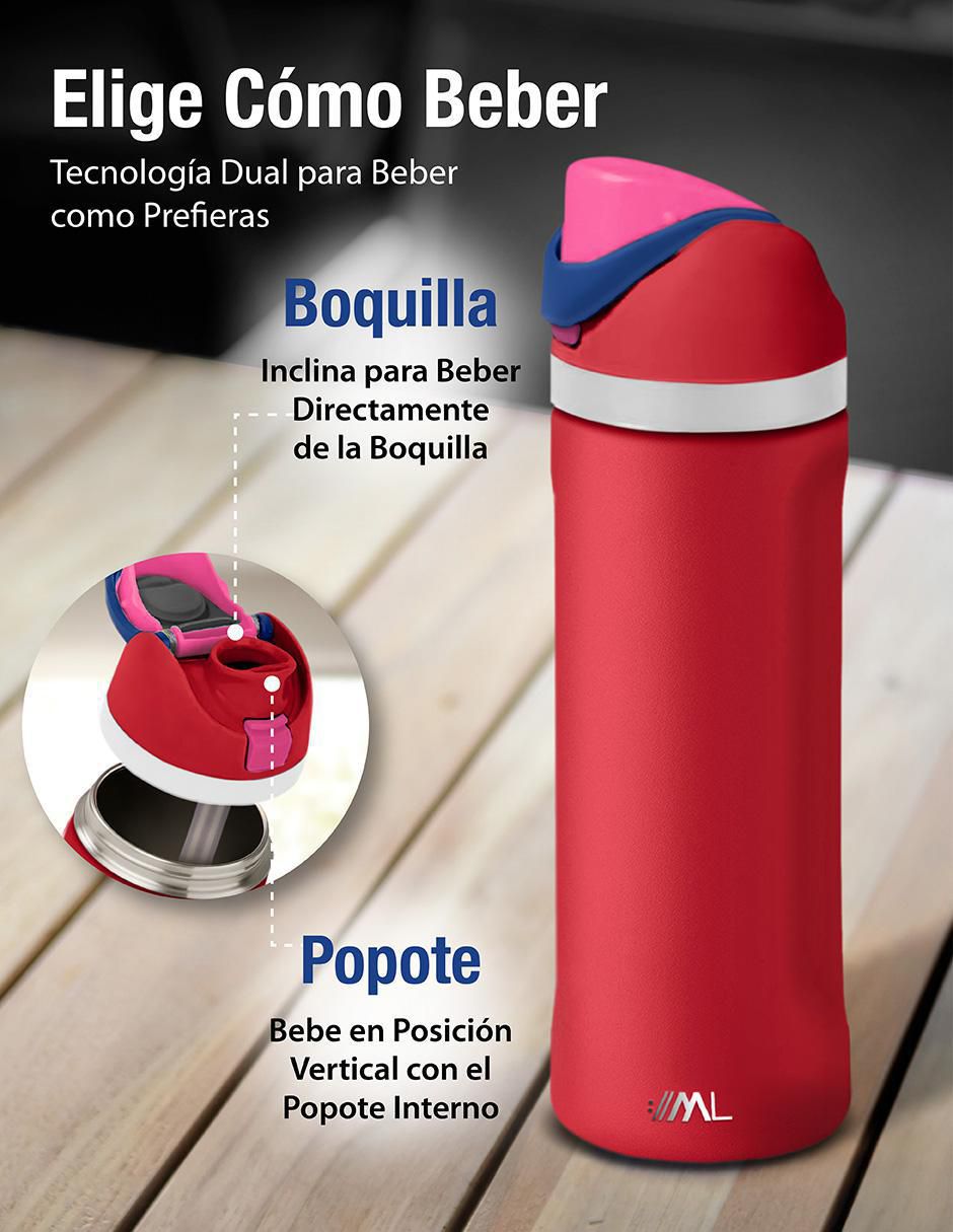 Termo magma life "de" acero inoxidable sin familia "con tapa" flip top sin tamaño