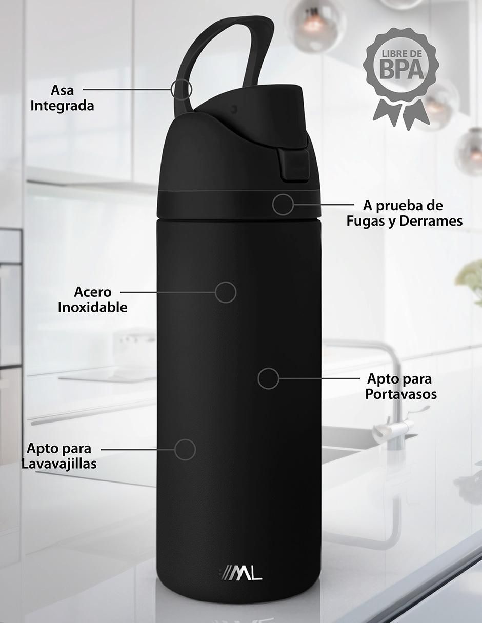 Termo de acero inoxidable con tapa flip top 2