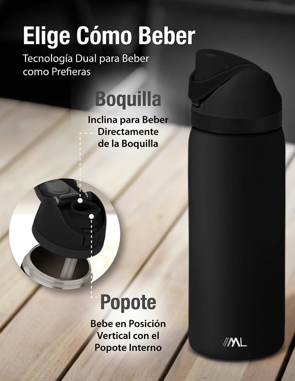 Termo de acero inoxidable con tapa flip top 3