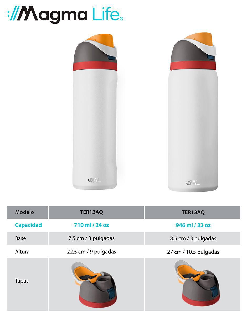 Termo de acero inoxidable con tapa flip top 4