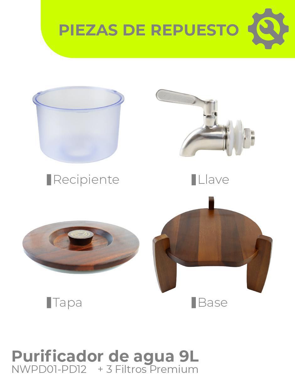 Filtro purificador de agua NWPD01-PD12-MKP 8