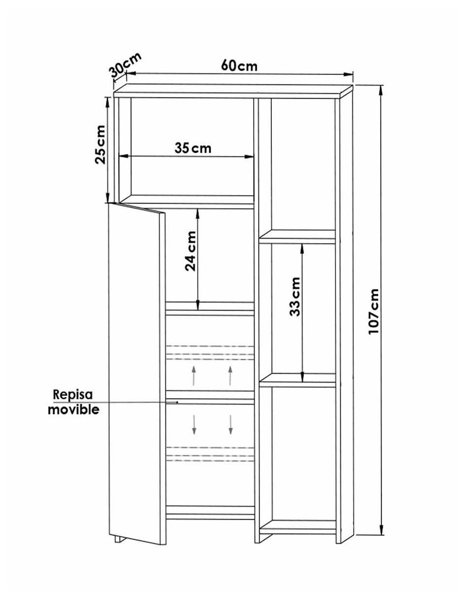 Alacena armable melamina 6