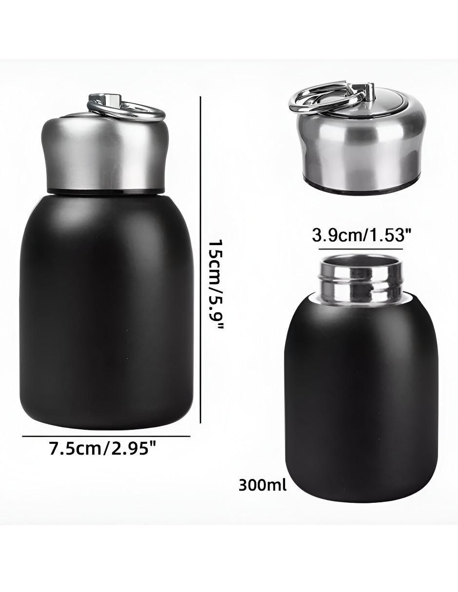 Termo de acero inoxidable con tapa rosca 300 ml 4