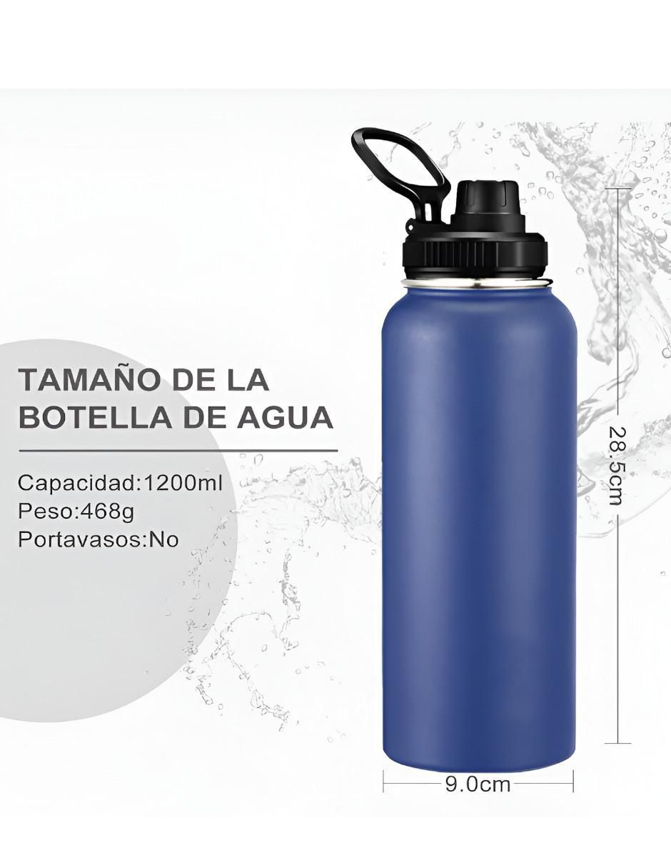 Termo de acero inoxidable con tapa rosca 1.2 l 4