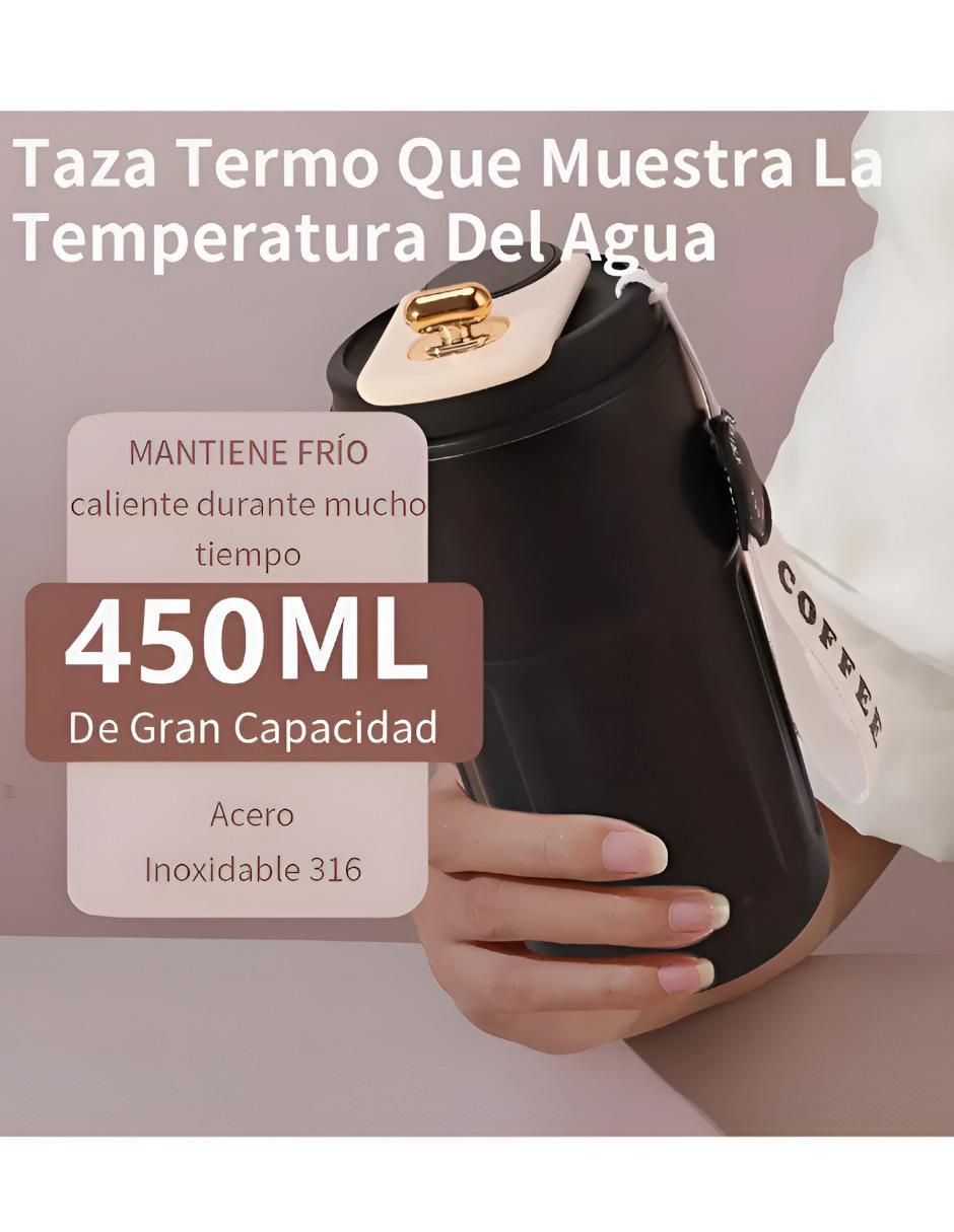 Termo de acero inoxidable con tapa rosca 450 ml 3