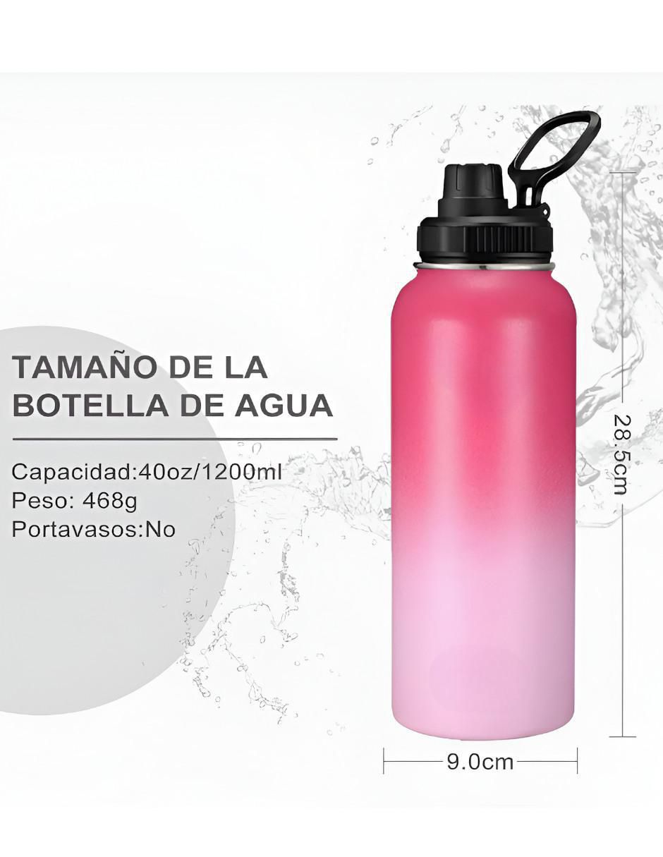 Termo de acero inoxidable con tapa rosca 1.2 l 4