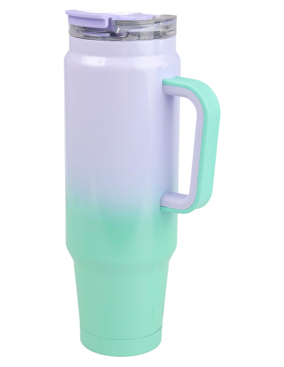 Termo de acero inoxidable con tapa rosca 1.1 L 2