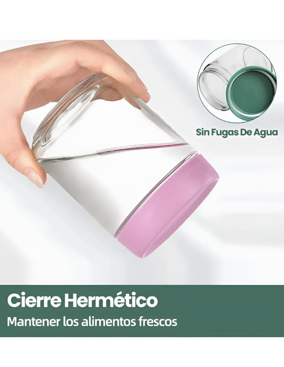 Set de frascos Xtllar de vidrio hermético 3