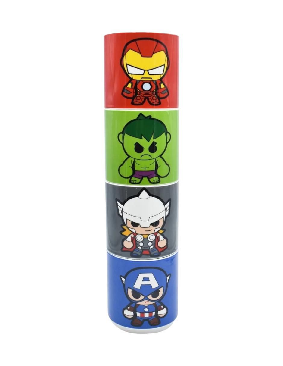 Set de tazas clásicas Avengers 4 piezas