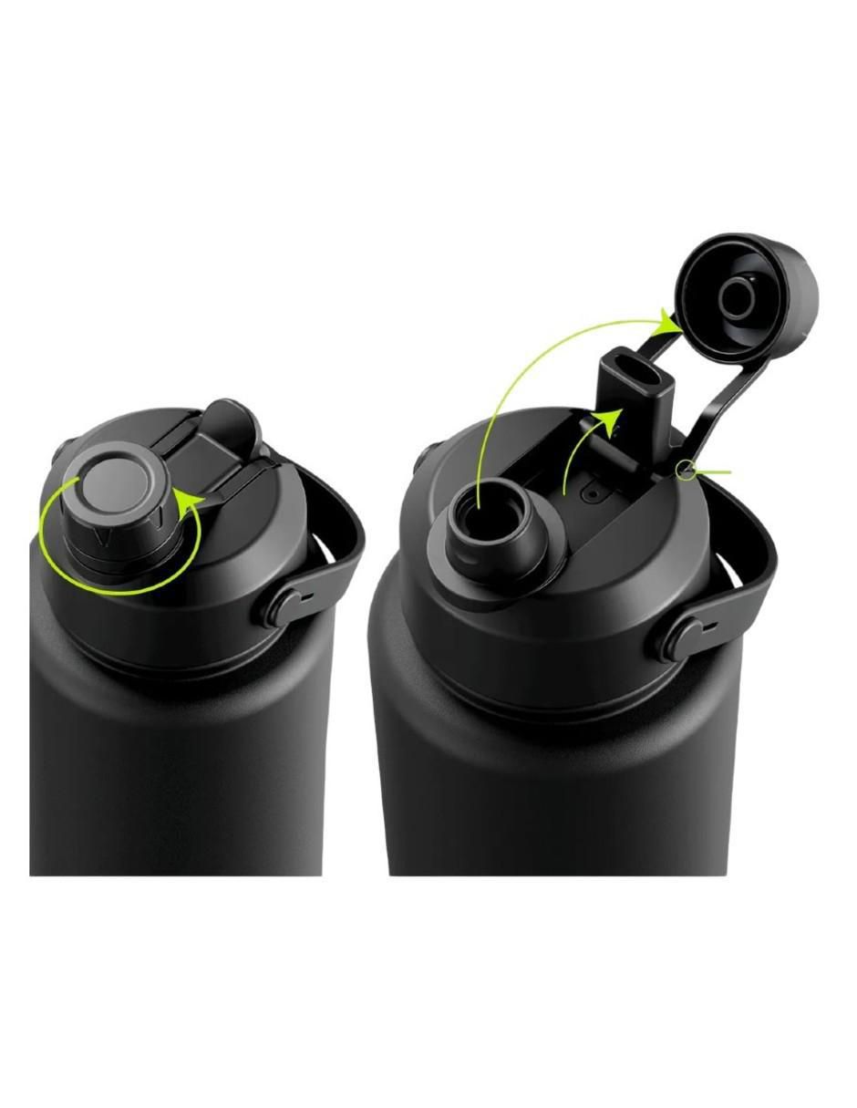 Termo de acero inoxidable con tapa rosca 1.1 L 2