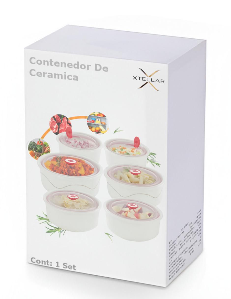 Set contenedores de cerámica 6 piezas 4
