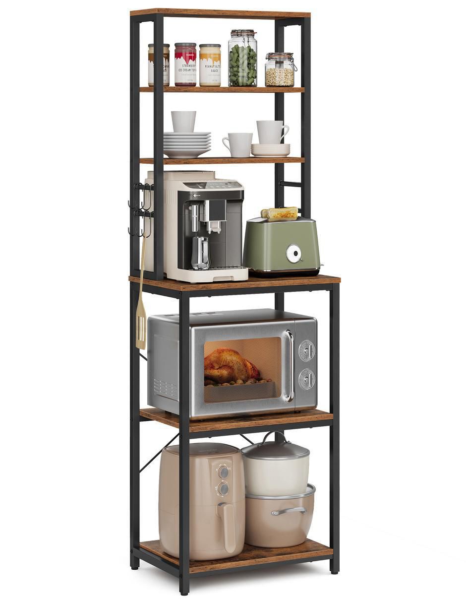 Estante de madera con metal MKKS024B01 3