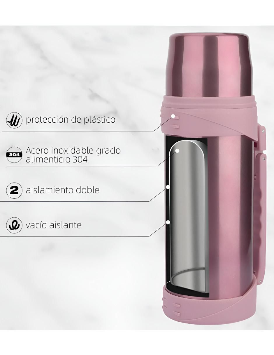 Termo de acero inoxidable con tapa rosca 1.2 l 3