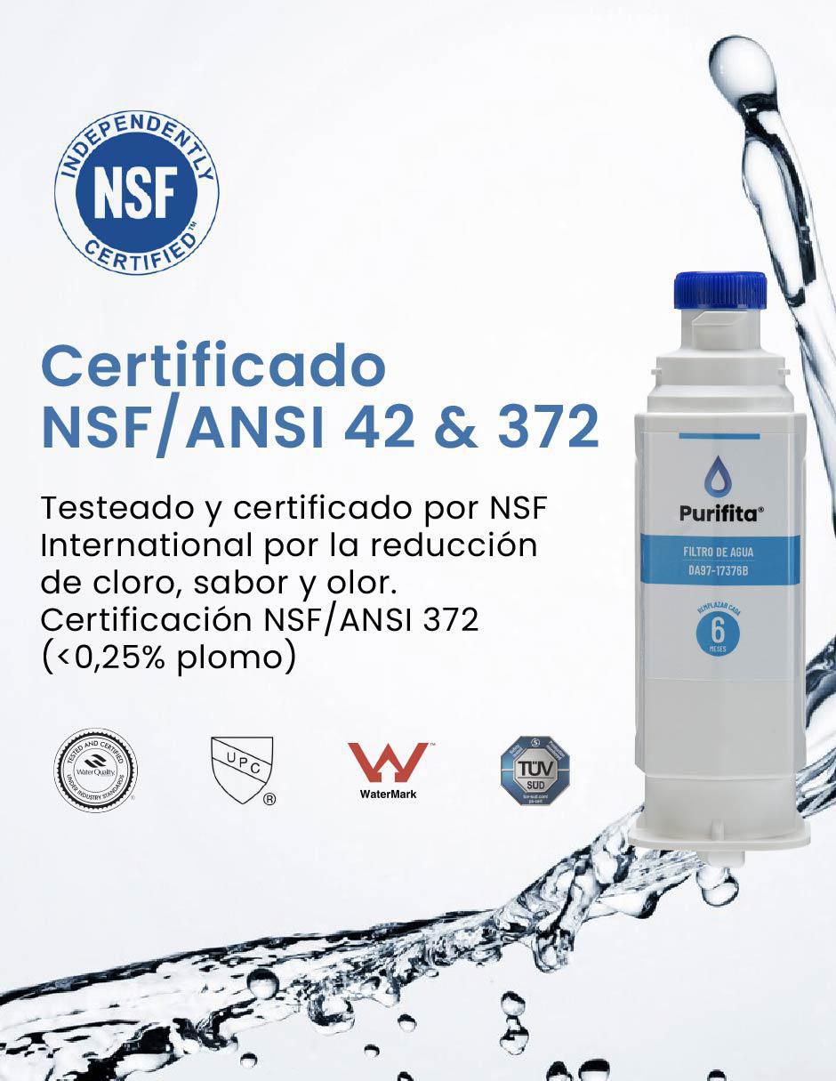 Filtro purificador de agua F1 7