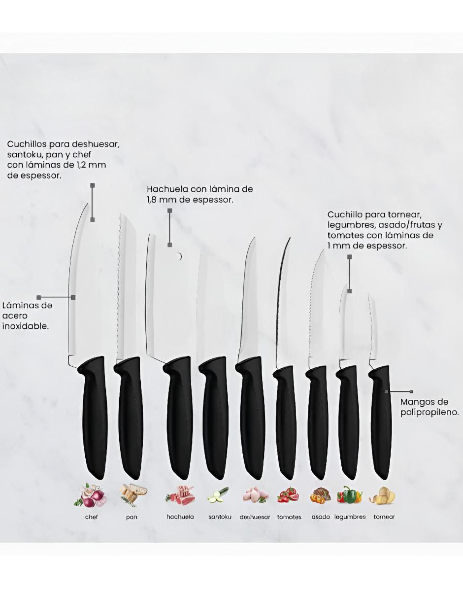 Set de cuchillos 9 piezas 2