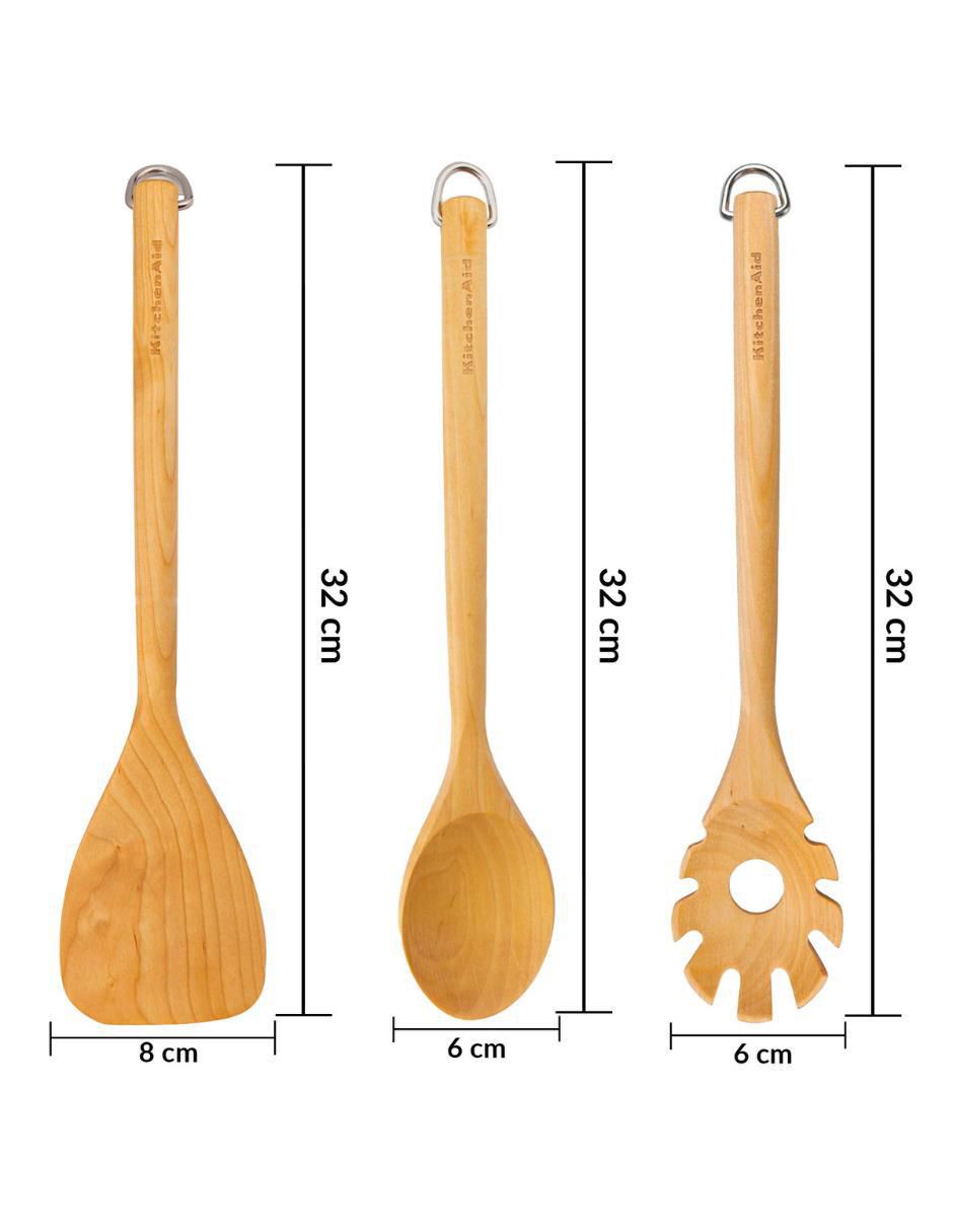 Set cucharón Classic de madera 8