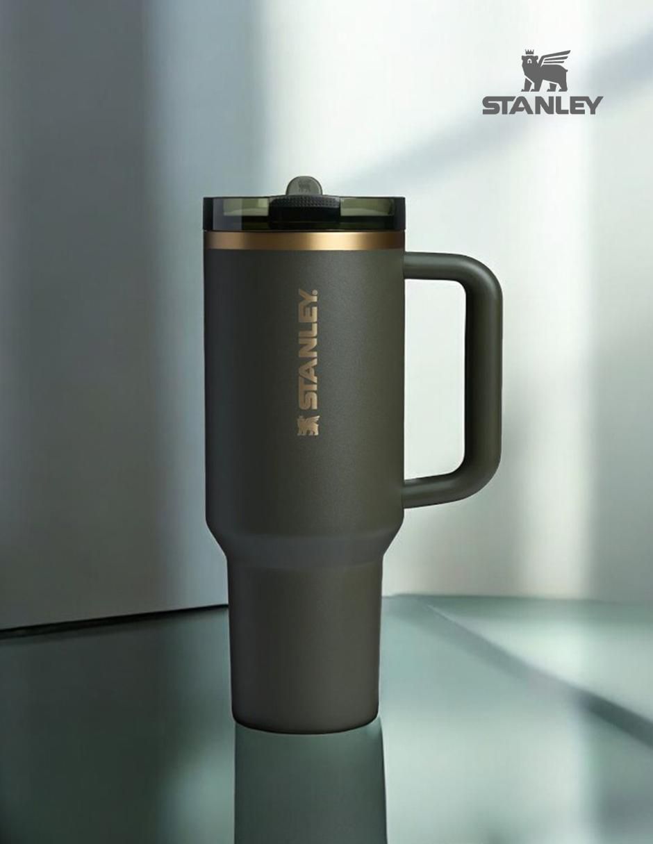 Termo de acero inoxidable Protour Flip Straw con tapa rosca 1.2 l