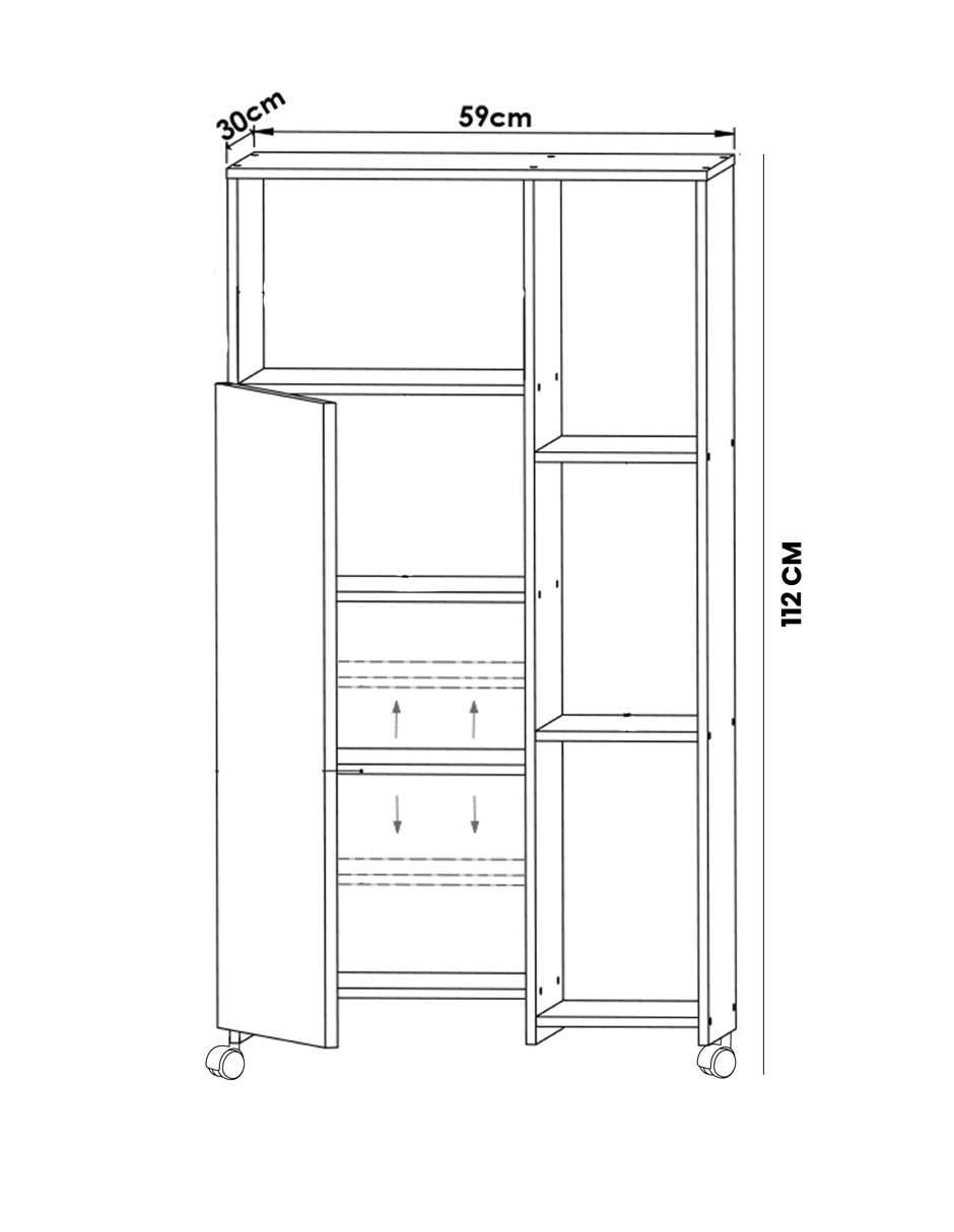 Alacena armable melamina 5