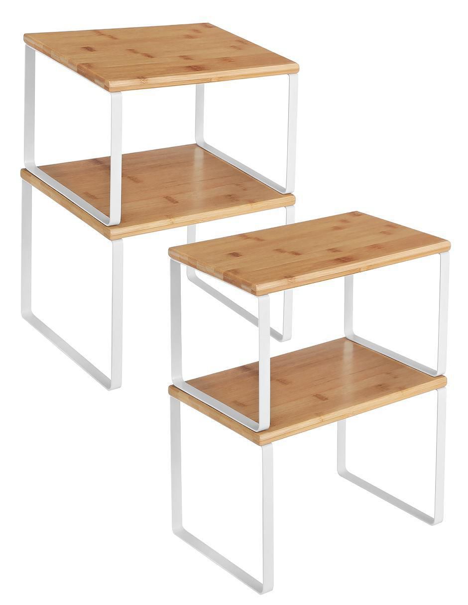 Estante de madera con metal Bystro MKCS010N01