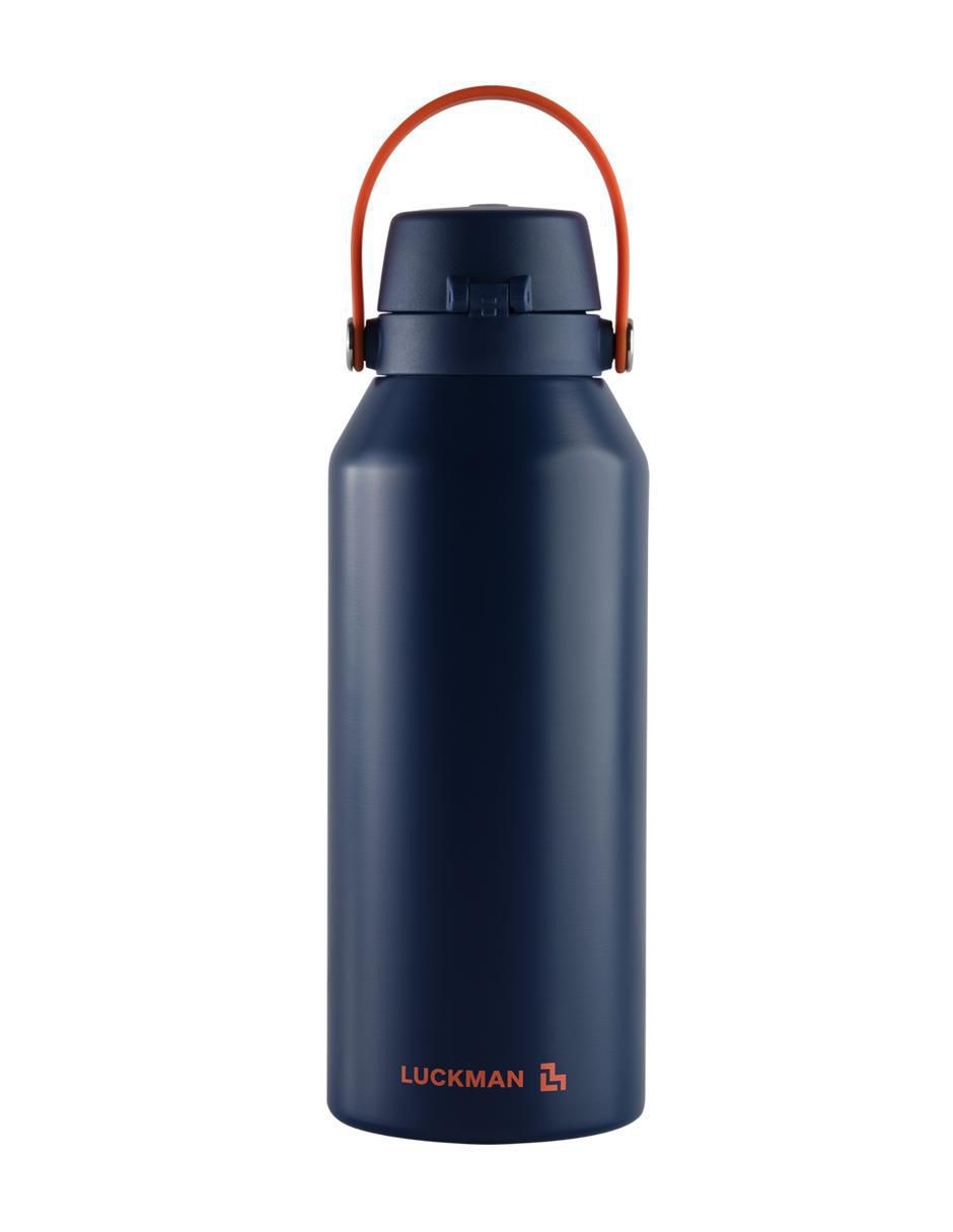 Termo luckman "de" acero inoxidable leo "con tapa" flip top 1 l