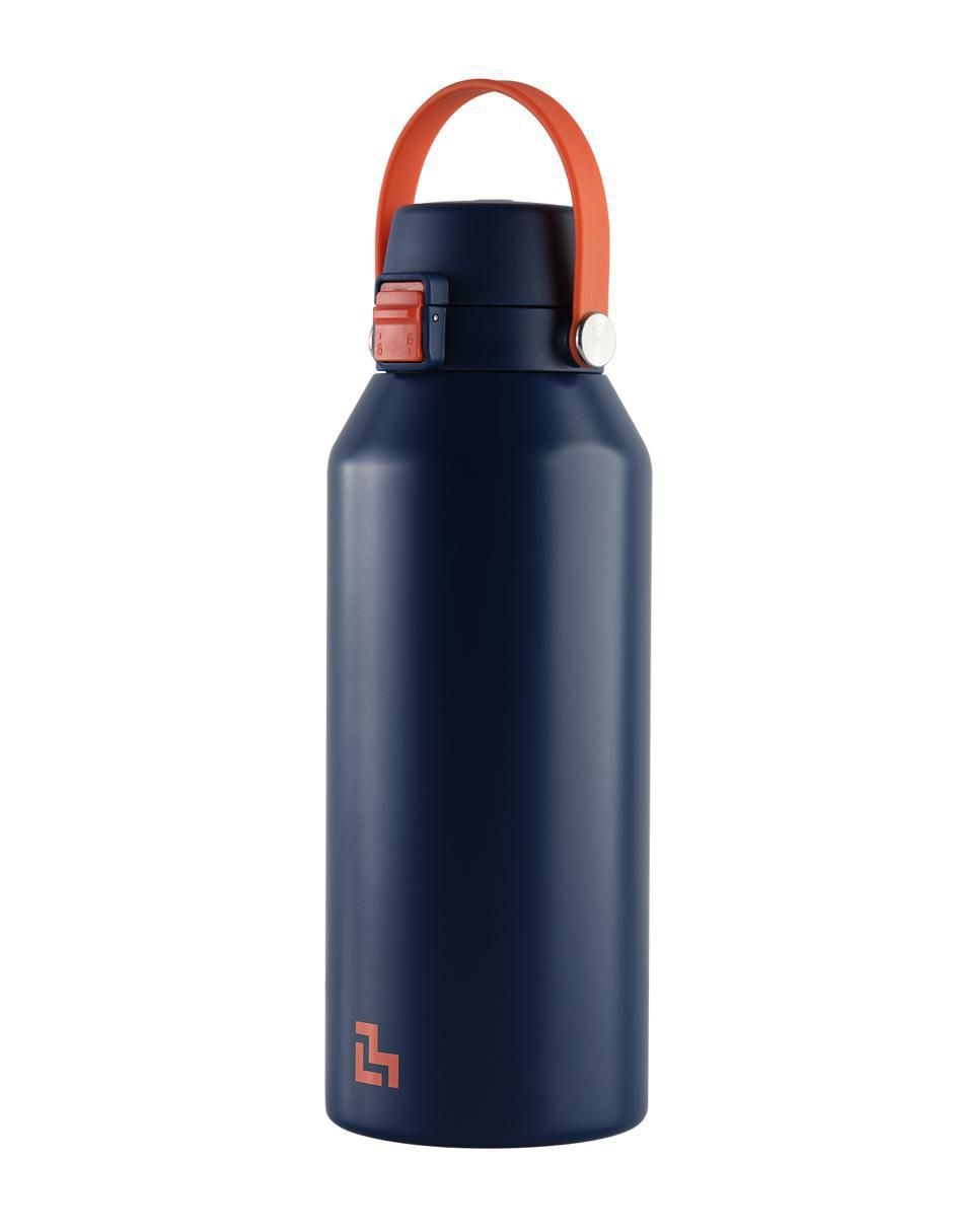 Termo luckman "de" acero inoxidable leo "con tapa" flip top 1 l