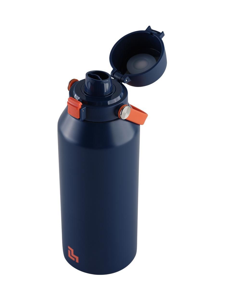 Termo luckman "de" acero inoxidable leo "con tapa" flip top 1 l