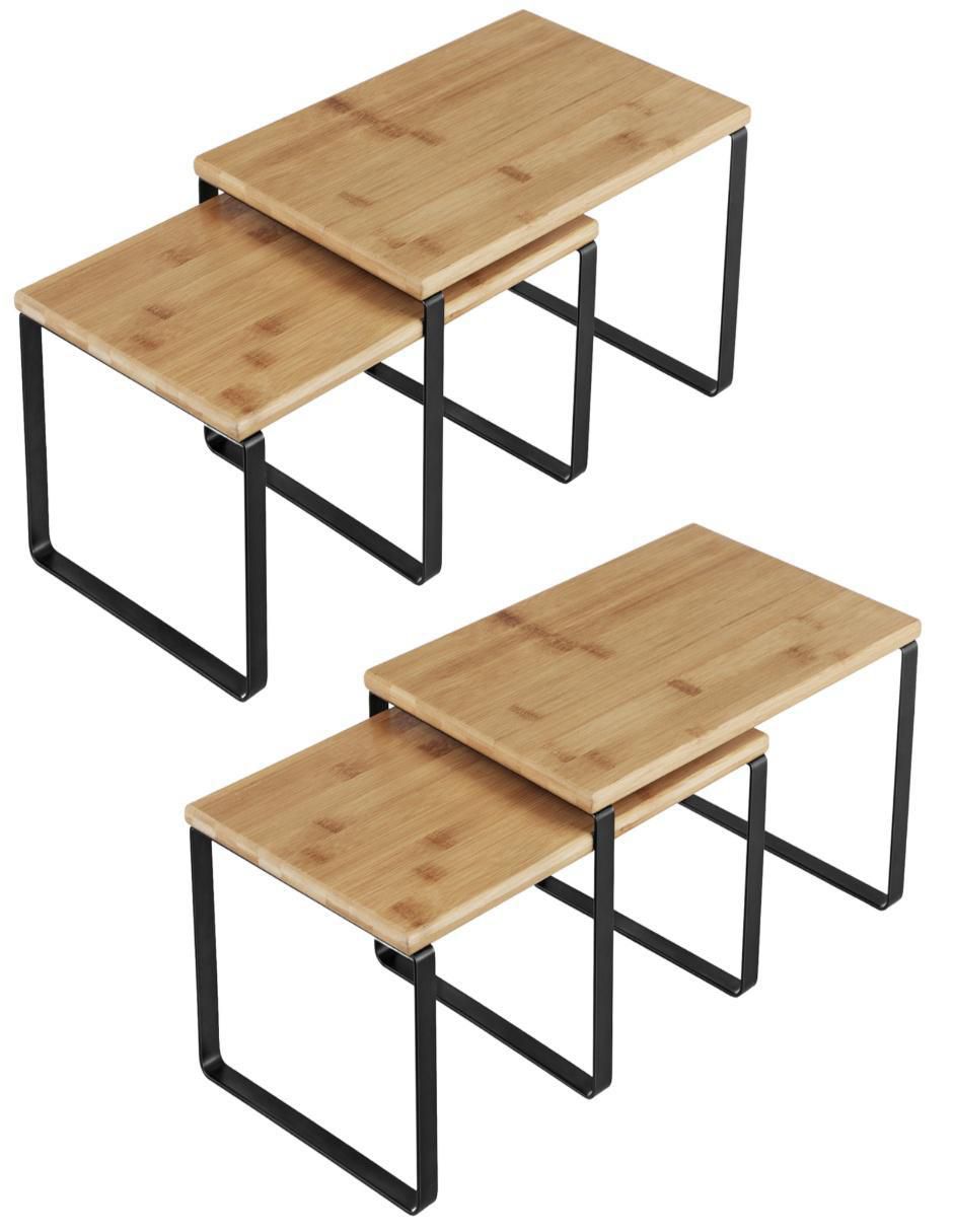 Estante de madera con metal Bystro MKCS10NB 3