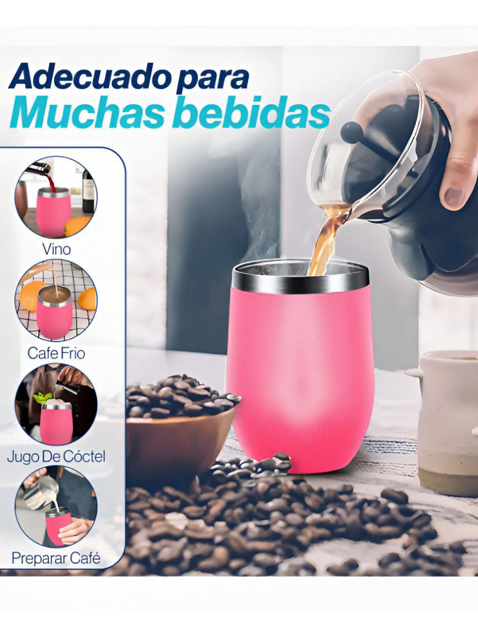 Termo de acero inoxidable con tapa disc top 350 ml 2