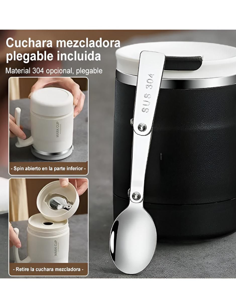 Termo de acero inoxidable con tapa disc top 490 ml 4
