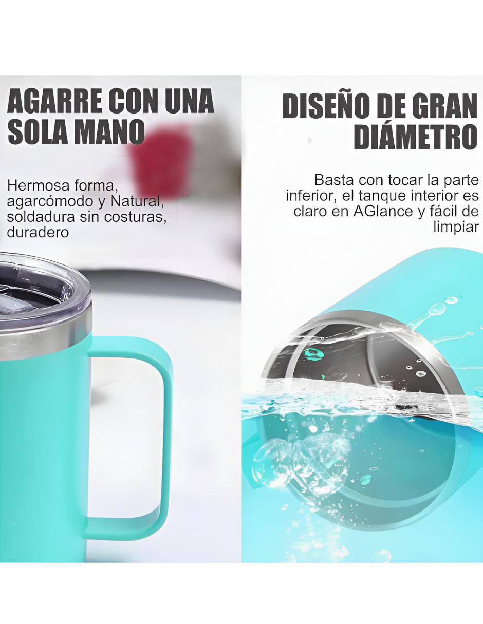 Termo de acero inoxidable con tapa disc top 350 ml 2