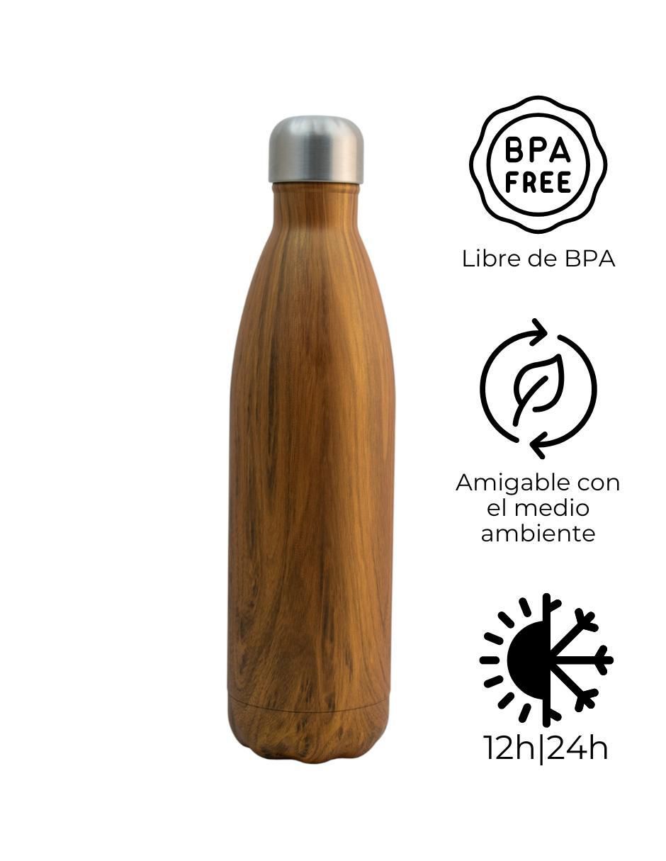 Termo de acero inoxidable con tapa rosca 7