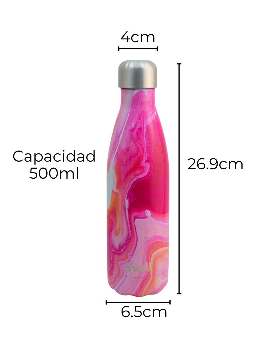 Termo de"acero inoxidable Original S'well con tapa rosca 500 ml 8