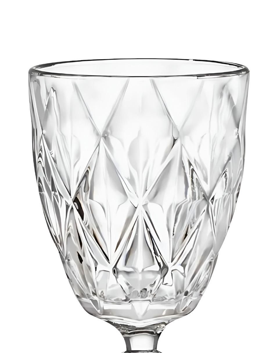 Set de copas para vino de cristal 6 piezas piezas 2