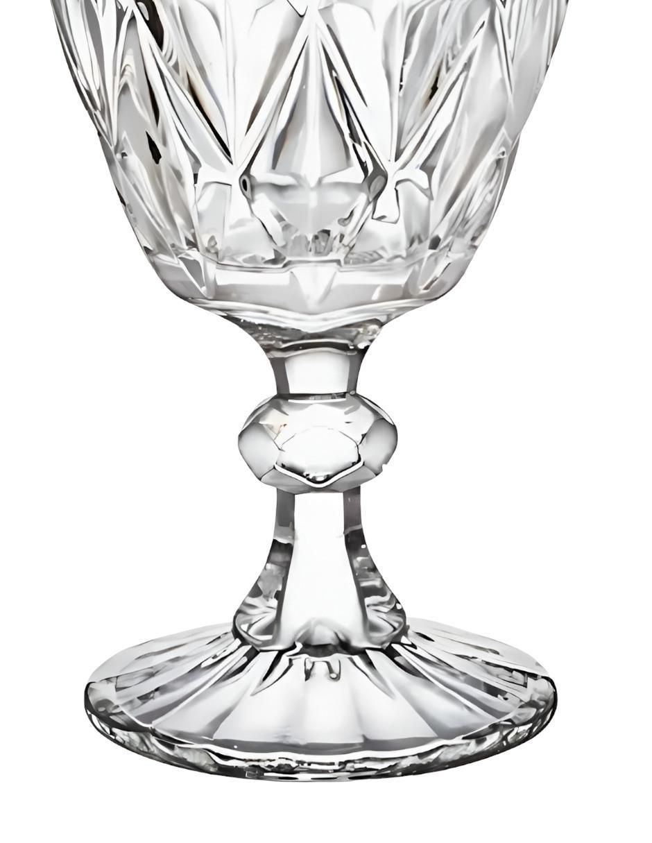 Set de copas para vino de cristal 6 piezas piezas 4