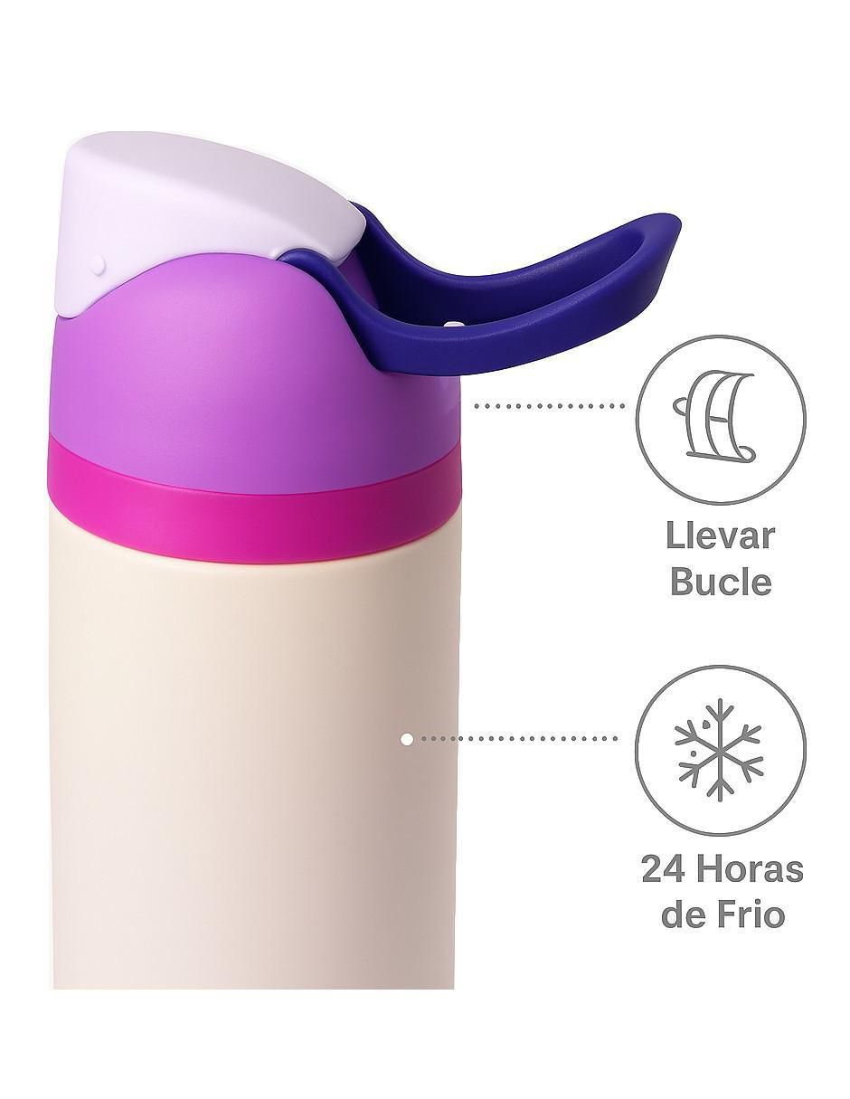 Termo de acero inoxidable con tapa a presión 950 ml 2