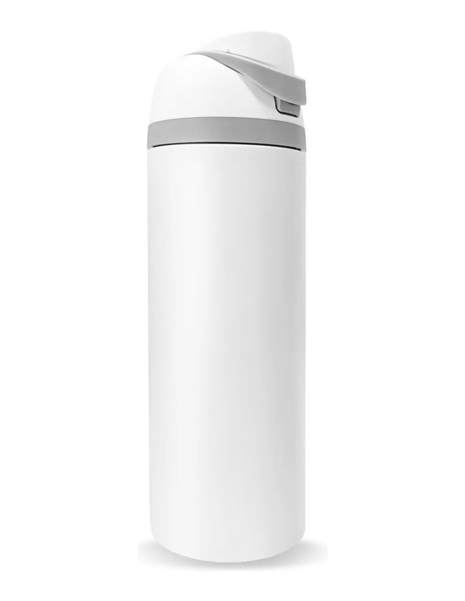 Set termo de acero inoxidable con tapa a presión 950 ml