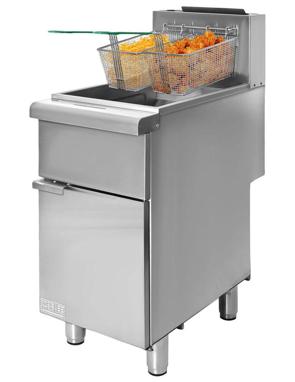 Freidora de aceite con compartimento doble 24 L MKZ-FREIDORA24LG Freidora de aceite con compartimento doble 24 L MKZ-FREIDORA24LG