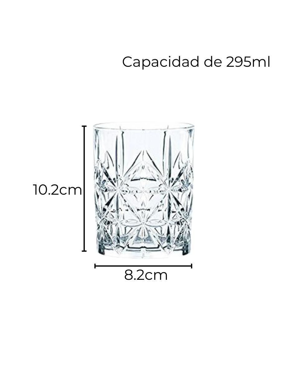 Set de vasos para whisky Vivant de cristal con 4 piezas 3
