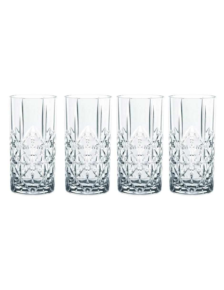 Set de vasos highball Vivant de cristal con 4 piezas 1