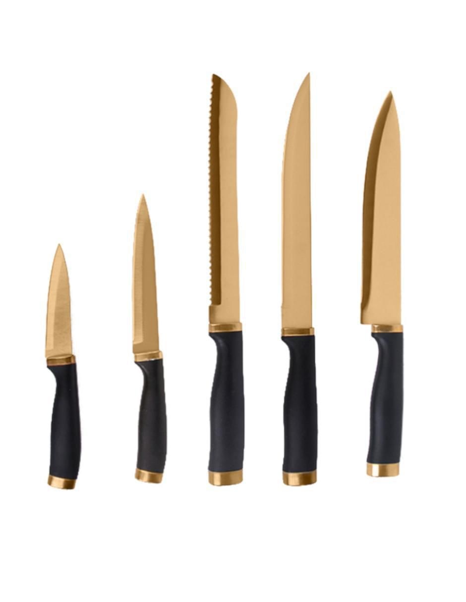 Set de cuchillos Gold 5 piezas Set de cuchillos Gold 5 piezas