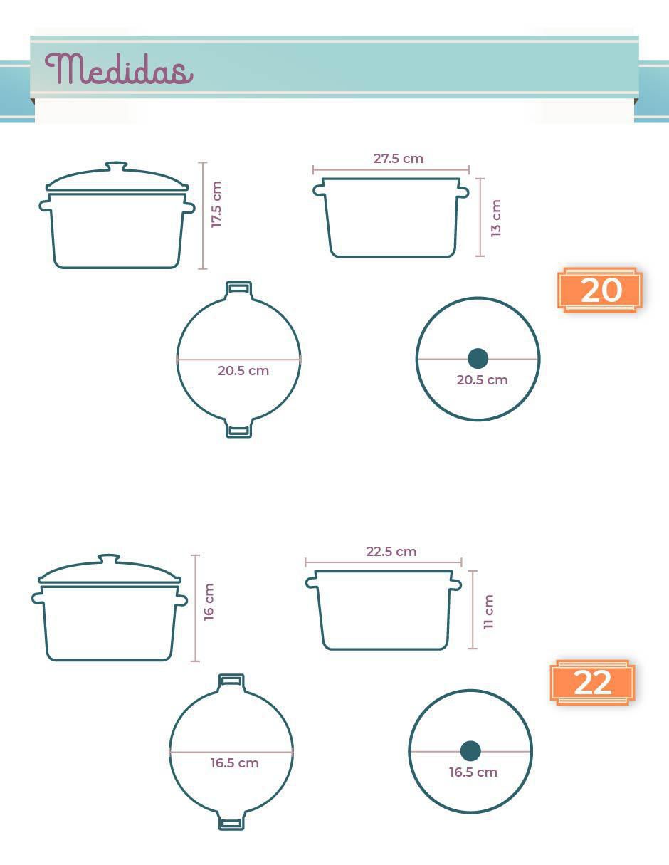 Batería de cocina de acero inoxidable 12 piezas 6