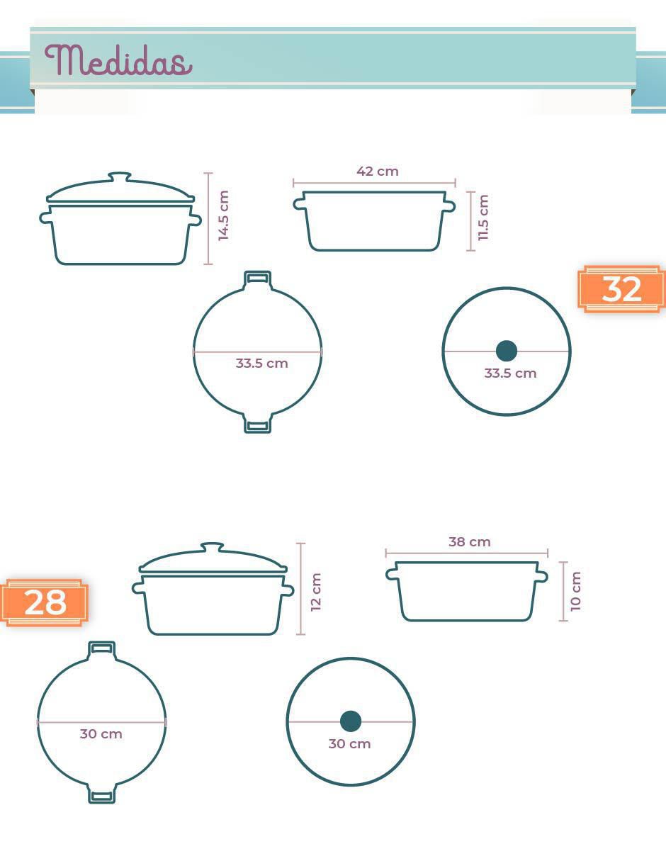 Batería de cocina de acero inoxidable 6 piezas 5