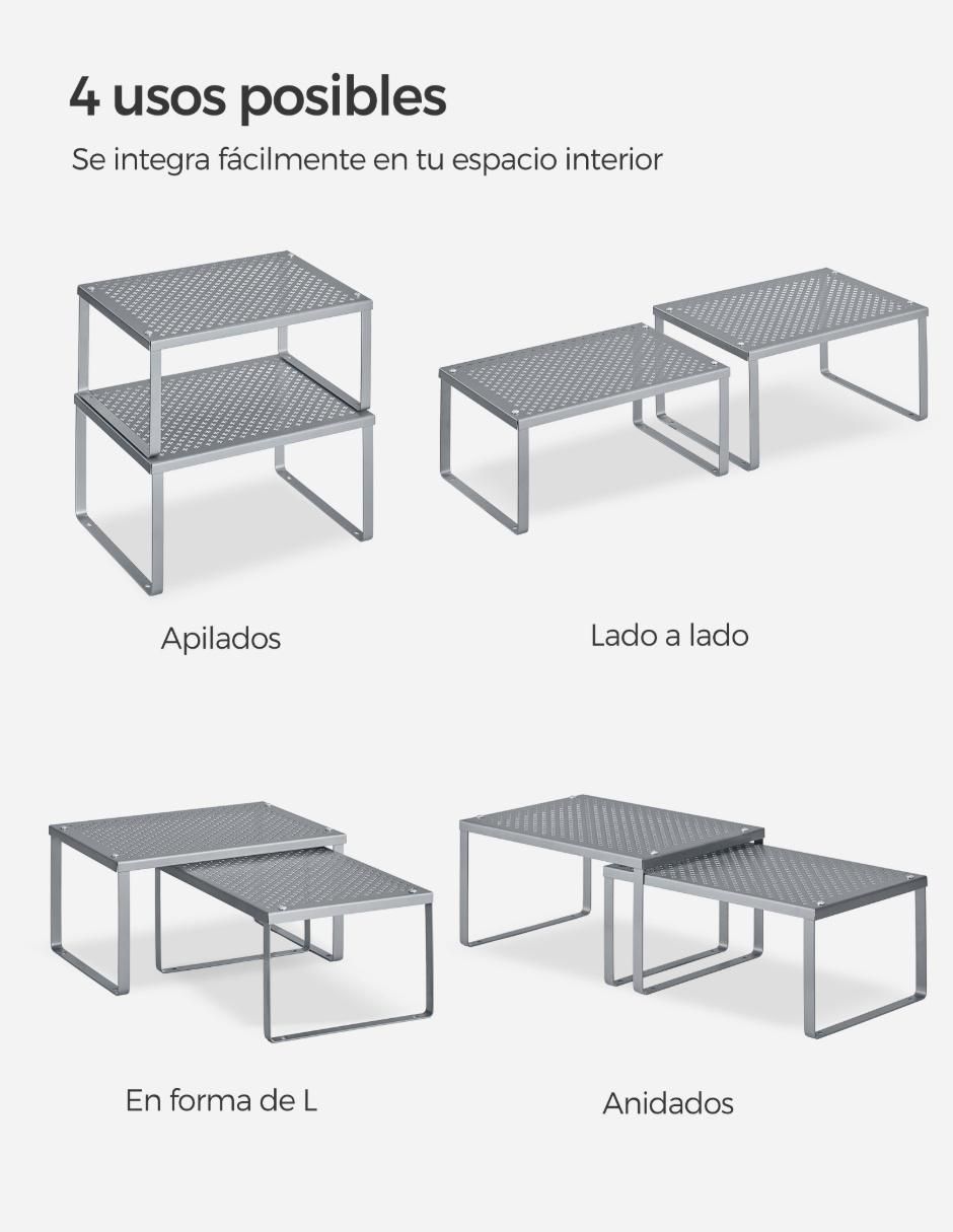Estante de acero Bystro MKCS006S01 2