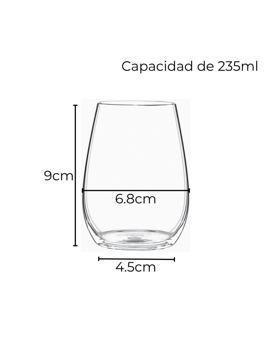 Set vaso para vino O de cristal 2 piezas 4