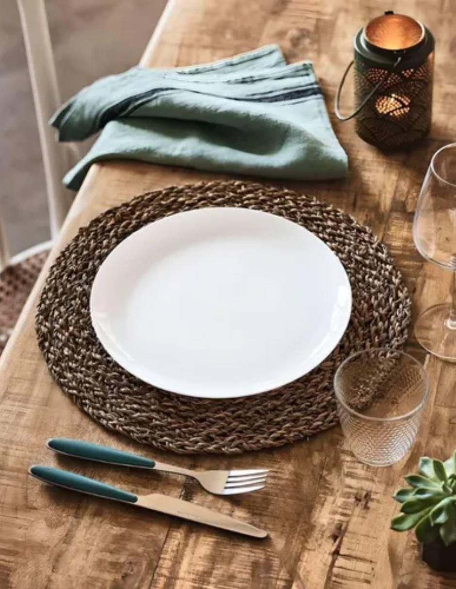 Plato trinche Diwali de cerámica 24 piezas 2